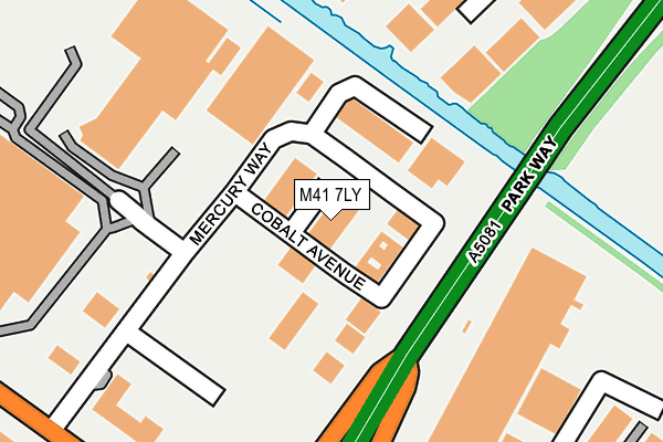 M41 7LY map - OS OpenMap – Local (Ordnance Survey) M41 7LY map - OS OpenMap – Local (Ordnance Survey)
