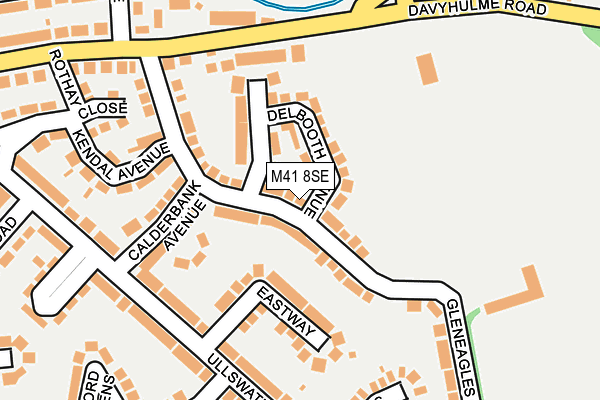 M41 8SE map - OS OpenMap – Local (Ordnance Survey) M41 8SE map - OS OpenMap – Local (Ordnance Survey)