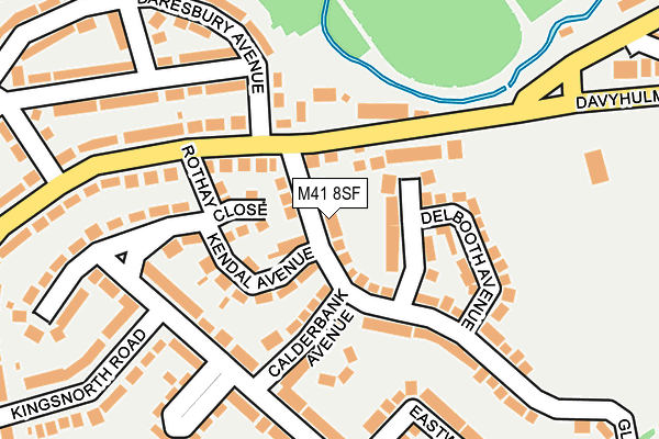 M41 8SF map - OS OpenMap – Local (Ordnance Survey) M41 8SF map - OS OpenMap – Local (Ordnance Survey)