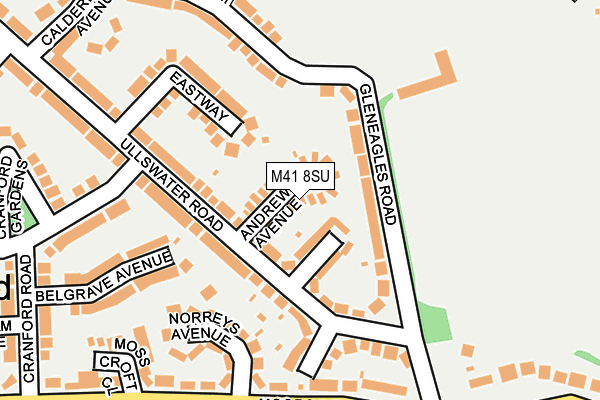 M41 8SU map - OS OpenMap – Local (Ordnance Survey) M41 8SU map - OS OpenMap – Local (Ordnance Survey)