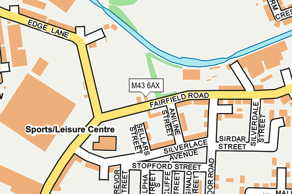 M43 6AX map - OS OpenMap – Local (Ordnance Survey) M43 6AX map - OS OpenMap – Local (Ordnance Survey)