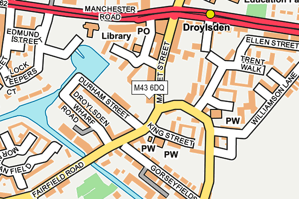 M43 6DQ map - OS OpenMap – Local (Ordnance Survey) M43 6DQ map - OS OpenMap – Local (Ordnance Survey)
