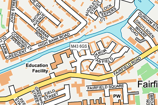 M43 6GS map - OS OpenMap – Local (Ordnance Survey) M43 6GS map - OS OpenMap – Local (Ordnance Survey)