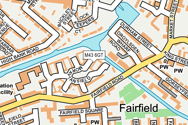 M43 6GT map - OS OpenMap – Local (Ordnance Survey) M43 6GT map - OS OpenMap – Local (Ordnance Survey)