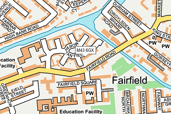 M43 6GX map - OS OpenMap – Local (Ordnance Survey) M43 6GX map - OS OpenMap – Local (Ordnance Survey)