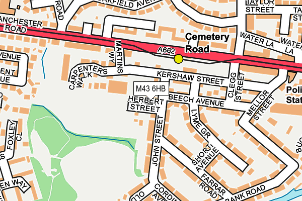 M43 6HB map - OS OpenMap – Local (Ordnance Survey) M43 6HB map - OS OpenMap – Local (Ordnance Survey)