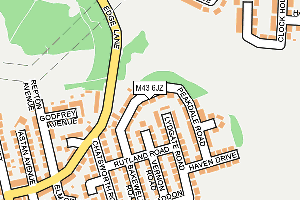M43 6JZ map - OS OpenMap – Local (Ordnance Survey) M43 6JZ map - OS OpenMap – Local (Ordnance Survey)
