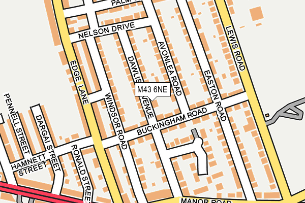 M43 6NE map - OS OpenMap – Local (Ordnance Survey) M43 6NE map - OS OpenMap – Local (Ordnance Survey)