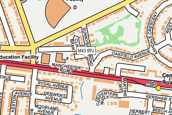 M43 6PJ map - OS OpenMap – Local (Ordnance Survey) M43 6PJ map - OS OpenMap – Local (Ordnance Survey)