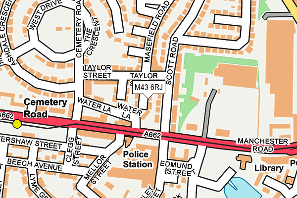 M43 6RJ map - OS OpenMap – Local (Ordnance Survey) M43 6RJ map - OS OpenMap – Local (Ordnance Survey)
