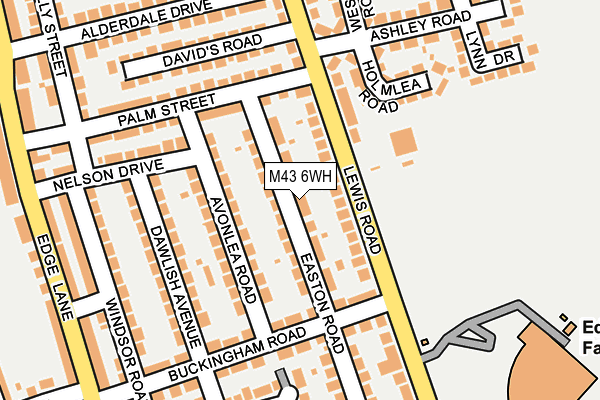 M43 6WH map - OS OpenMap – Local (Ordnance Survey) M43 6WH map - OS OpenMap – Local (Ordnance Survey)