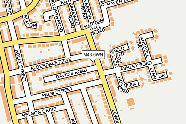 M43 6WN map - OS OpenMap – Local (Ordnance Survey) M43 6WN map - OS OpenMap – Local (Ordnance Survey)