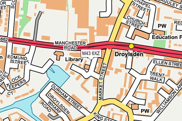 M43 6XZ map - OS OpenMap – Local (Ordnance Survey) M43 6XZ map - OS OpenMap – Local (Ordnance Survey)