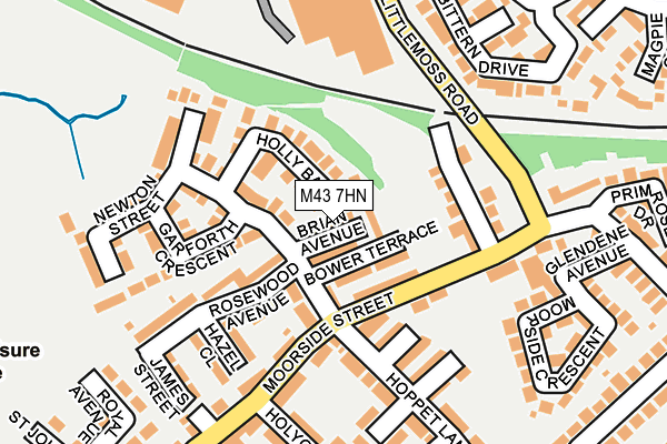 M43 7HN map - OS OpenMap – Local (Ordnance Survey) M43 7HN map - OS OpenMap – Local (Ordnance Survey)