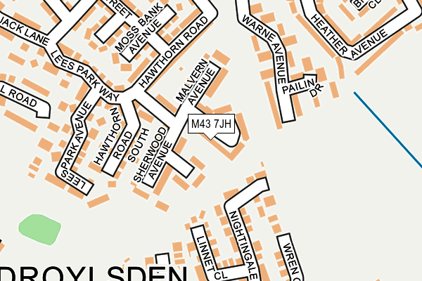 M43 7JH map - OS OpenMap – Local (Ordnance Survey) M43 7JH map - OS OpenMap – Local (Ordnance Survey)