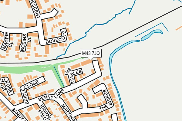 M43 7JQ map - OS OpenMap – Local (Ordnance Survey) M43 7JQ map - OS OpenMap – Local (Ordnance Survey)