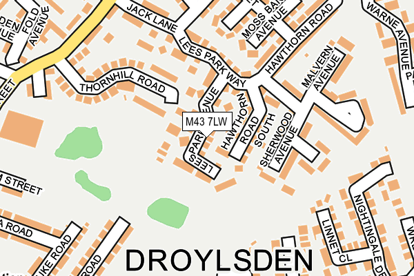 M43 7LW map - OS OpenMap – Local (Ordnance Survey) M43 7LW map - OS OpenMap – Local (Ordnance Survey)