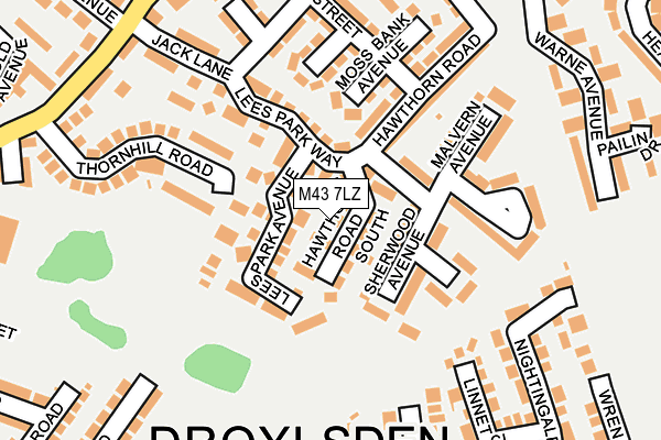 M43 7LZ map - OS OpenMap – Local (Ordnance Survey) M43 7LZ map - OS OpenMap – Local (Ordnance Survey)