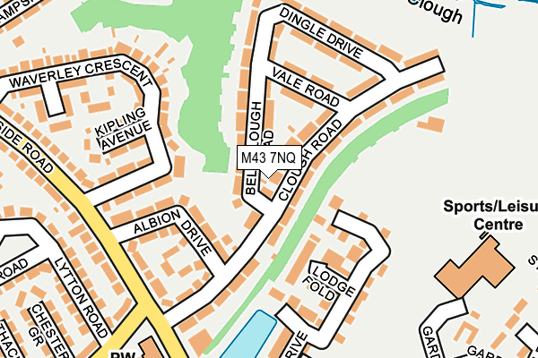 M43 7NQ map - OS OpenMap – Local (Ordnance Survey) M43 7NQ map - OS OpenMap – Local (Ordnance Survey)