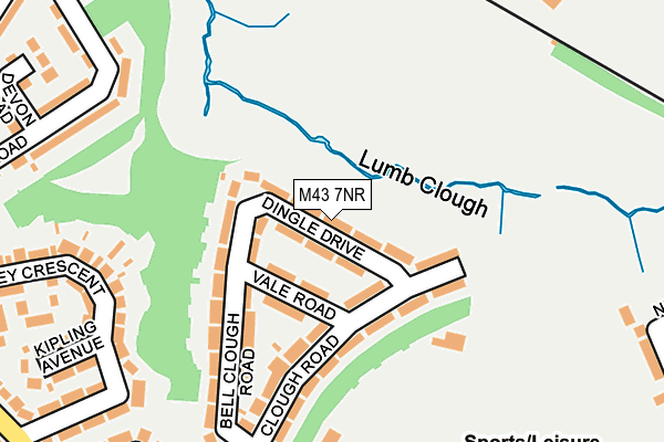 M43 7NR map - OS OpenMap – Local (Ordnance Survey)