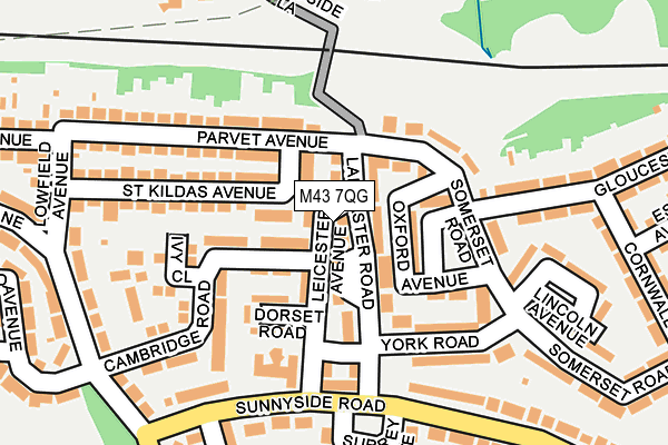 M43 7QG map - OS OpenMap – Local (Ordnance Survey) M43 7QG map - OS OpenMap – Local (Ordnance Survey)