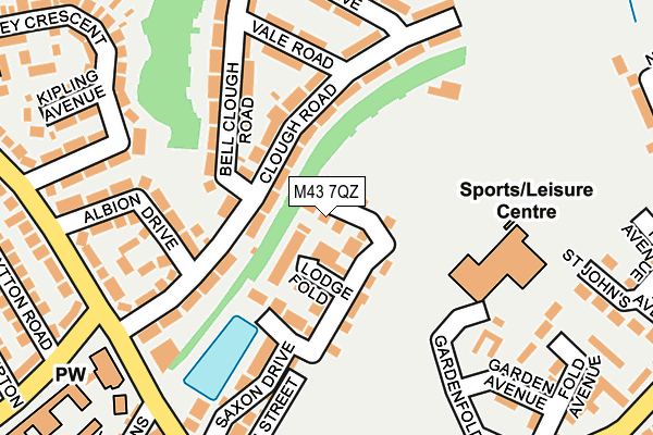 M43 7QZ map - OS OpenMap – Local (Ordnance Survey) M43 7QZ map - OS OpenMap – Local (Ordnance Survey)