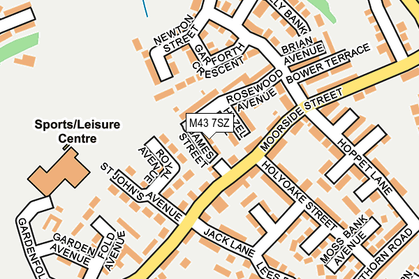 M43 7SZ map - OS OpenMap – Local (Ordnance Survey) M43 7SZ map - OS OpenMap – Local (Ordnance Survey)