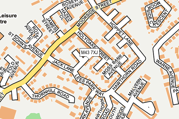 M43 7XJ map - OS OpenMap – Local (Ordnance Survey) M43 7XJ map - OS OpenMap – Local (Ordnance Survey)