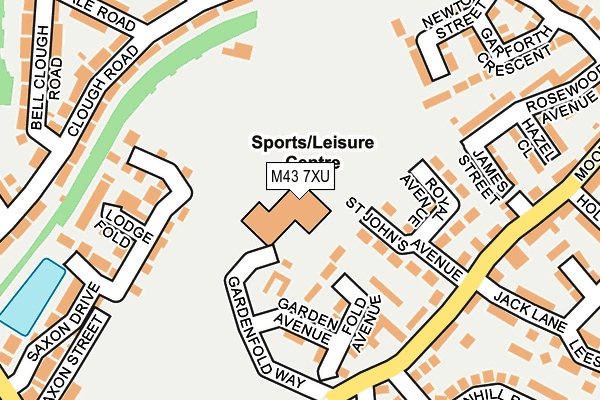 M43 7XU map - OS OpenMap – Local (Ordnance Survey) M43 7XU map - OS OpenMap – Local (Ordnance Survey)
