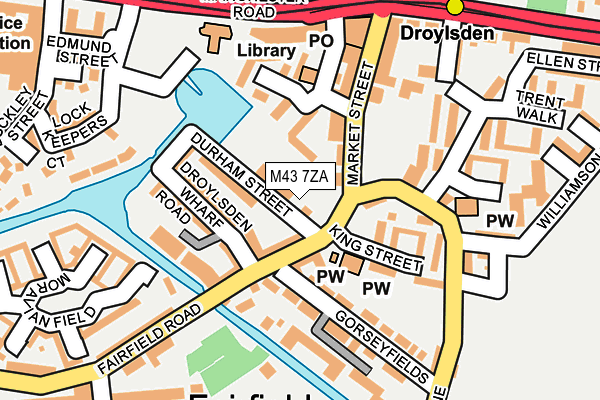 M43 7ZA map - OS OpenMap – Local (Ordnance Survey) M43 7ZA map - OS OpenMap – Local (Ordnance Survey)
