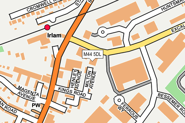 M44 5DL map - OS OpenMap – Local (Ordnance Survey) M44 5DL map - OS OpenMap – Local (Ordnance Survey)