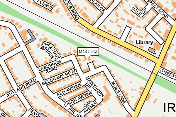 M44 5DQ map - OS OpenMap – Local (Ordnance Survey) M44 5DQ map - OS OpenMap – Local (Ordnance Survey)