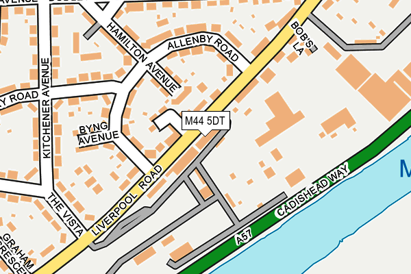 M44 5DT map - OS OpenMap – Local (Ordnance Survey) M44 5DT map - OS OpenMap – Local (Ordnance Survey)
