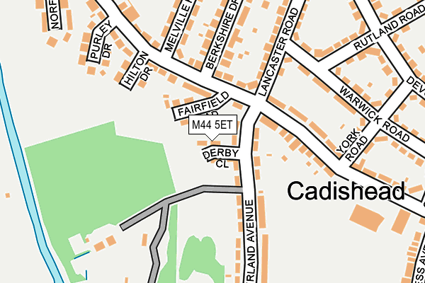 M44 5ET map - OS OpenMap – Local (Ordnance Survey) M44 5ET map - OS OpenMap – Local (Ordnance Survey)