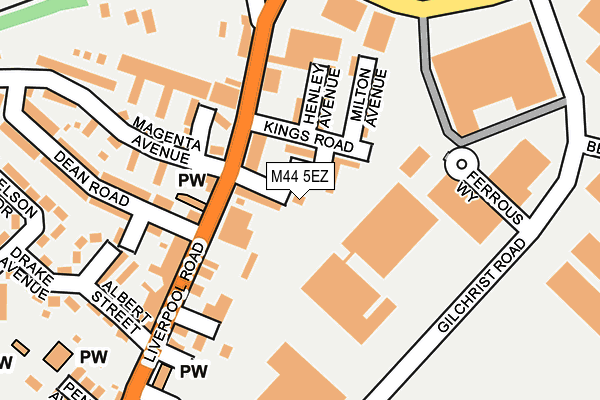 M44 5EZ map - OS OpenMap – Local (Ordnance Survey) M44 5EZ map - OS OpenMap – Local (Ordnance Survey)
