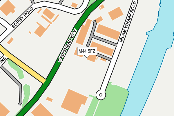 M44 5FZ map - OS OpenMap – Local (Ordnance Survey) M44 5FZ map - OS OpenMap – Local (Ordnance Survey)