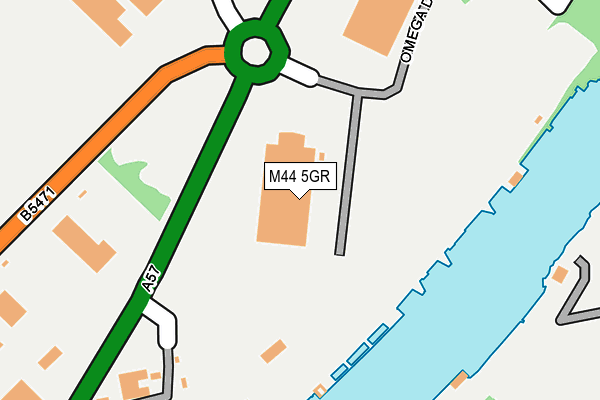 M44 5GR map - OS OpenMap – Local (Ordnance Survey) M44 5GR map - OS OpenMap – Local (Ordnance Survey)