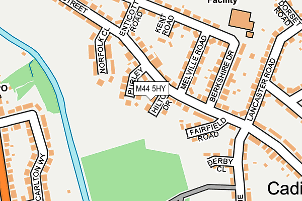 M44 5HY map - OS OpenMap – Local (Ordnance Survey) M44 5HY map - OS OpenMap – Local (Ordnance Survey)