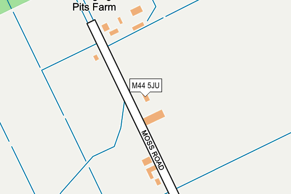 M44 5JU map - OS OpenMap – Local (Ordnance Survey) M44 5JU map - OS OpenMap – Local (Ordnance Survey)