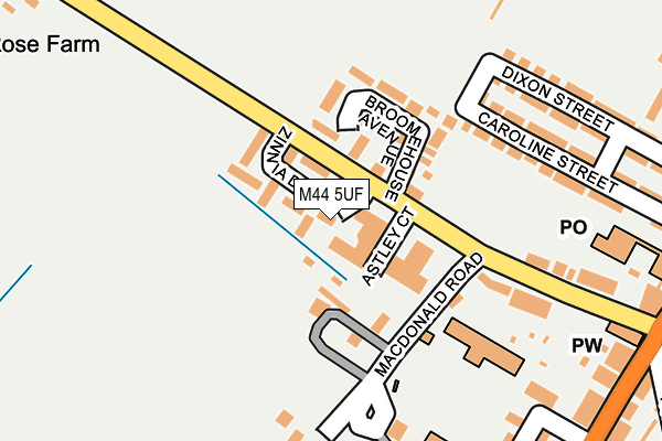 M44 5UF map - OS OpenMap – Local (Ordnance Survey) M44 5UF map - OS OpenMap – Local (Ordnance Survey)