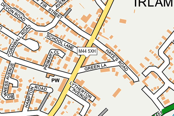 M44 5XH map - OS OpenMap – Local (Ordnance Survey) M44 5XH map - OS OpenMap – Local (Ordnance Survey)