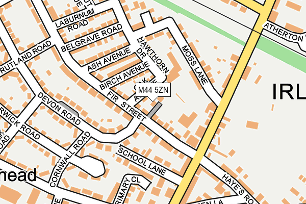M44 5ZN map - OS OpenMap – Local (Ordnance Survey) M44 5ZN map - OS OpenMap – Local (Ordnance Survey)