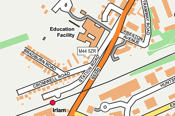 M44 5ZR map - OS OpenMap – Local (Ordnance Survey) M44 5ZR map - OS OpenMap – Local (Ordnance Survey)