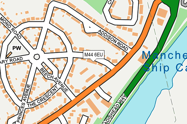 M44 6EU map - OS OpenMap – Local (Ordnance Survey) M44 6EU map - OS OpenMap – Local (Ordnance Survey)