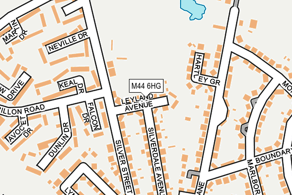 M44 6HG map - OS OpenMap – Local (Ordnance Survey) M44 6HG map - OS OpenMap – Local (Ordnance Survey)