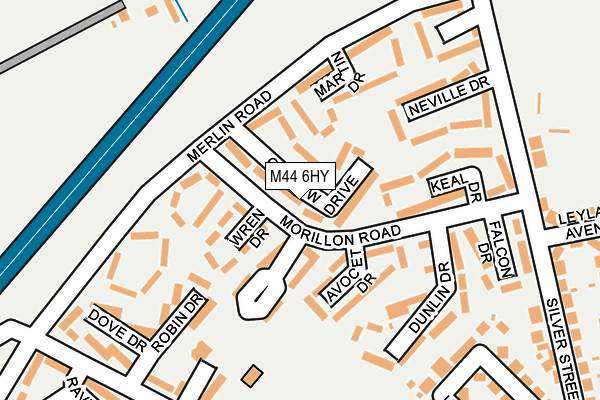 M44 6HY map - OS OpenMap – Local (Ordnance Survey) M44 6HY map - OS OpenMap – Local (Ordnance Survey)