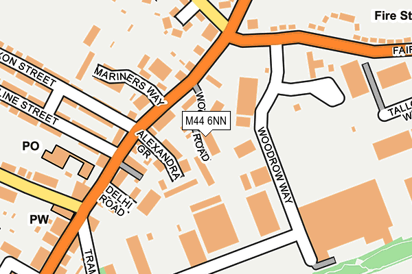 M44 6NN map - OS OpenMap – Local (Ordnance Survey) M44 6NN map - OS OpenMap – Local (Ordnance Survey)