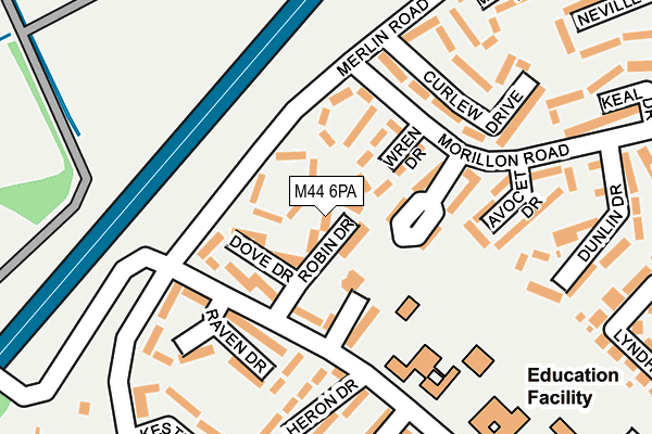 M44 6PA map - OS OpenMap – Local (Ordnance Survey) M44 6PA map - OS OpenMap – Local (Ordnance Survey)