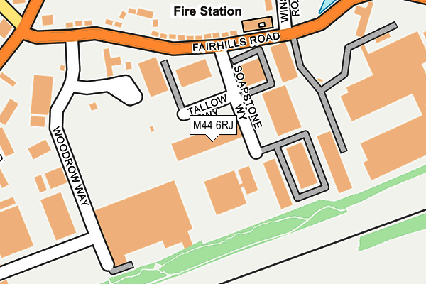 M44 6RJ map - OS OpenMap – Local (Ordnance Survey) M44 6RJ map - OS OpenMap – Local (Ordnance Survey)