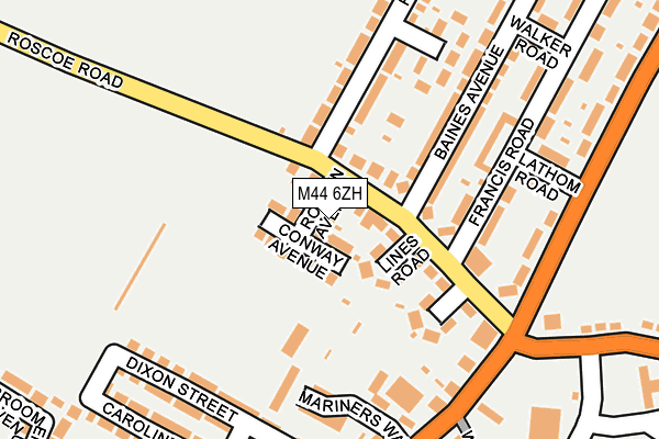 M44 6ZH map - OS OpenMap – Local (Ordnance Survey) M44 6ZH map - OS OpenMap – Local (Ordnance Survey)
